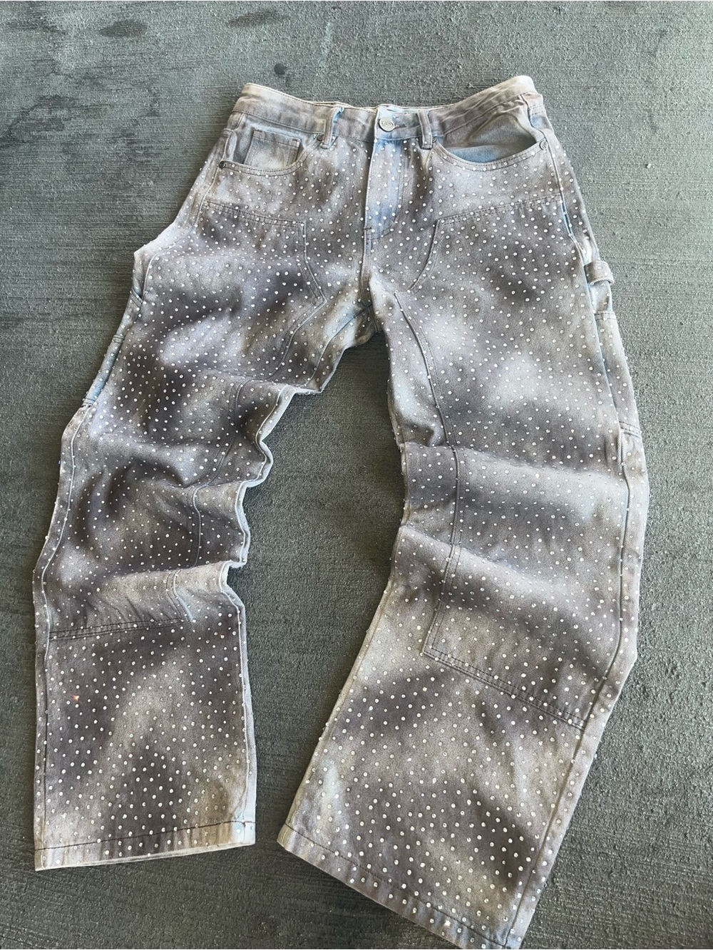 PC Rhinestone jeans “galaxy”collection - Picture 6 of 12